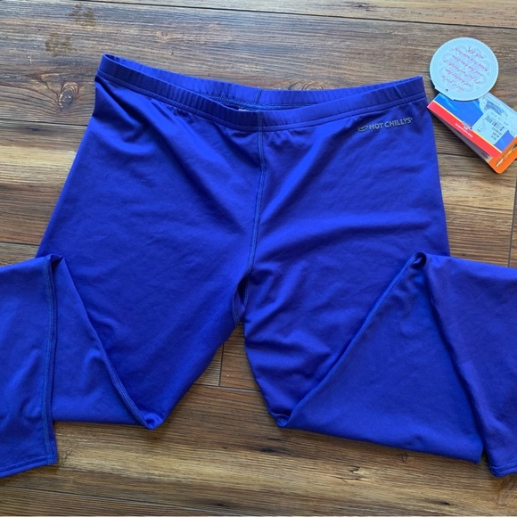 Hot Chilly’s Pants - Hot Chilly’s MTF Micro-Elite Chamois Dark Purple Legging Size XL